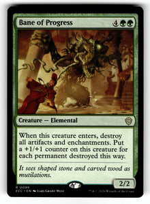 Bane of Progress – 99 ECC: Commander: Lorwyn Eclipsed R NM