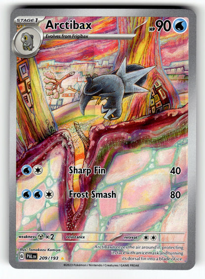 Arctibax – 209/193 PAL: SV02: Paldea Evolved Illustration Rare Holo NM