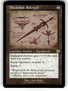Blackblade Reforged (Schematic) – 69 BRR: The Brothers' War: Retro Frame Artifacts R NM