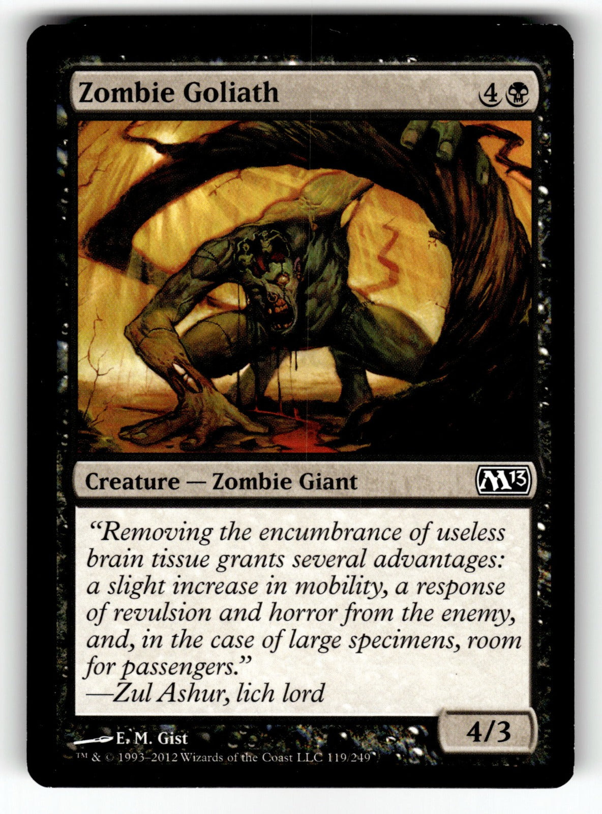Zombie Goliath – 119 M13: Magic 2013 (M13) C LP