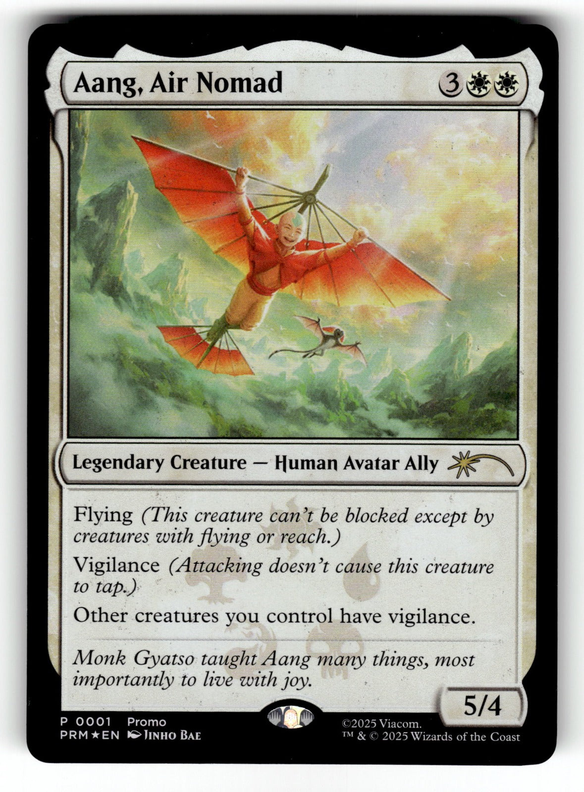 Aang, Air Nomad – 1 MEDIA: Media Promos R Foil NM