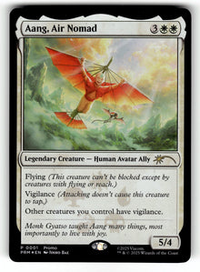 Aang, Air Nomad – 1 MEDIA: Media Promos R Foil NM