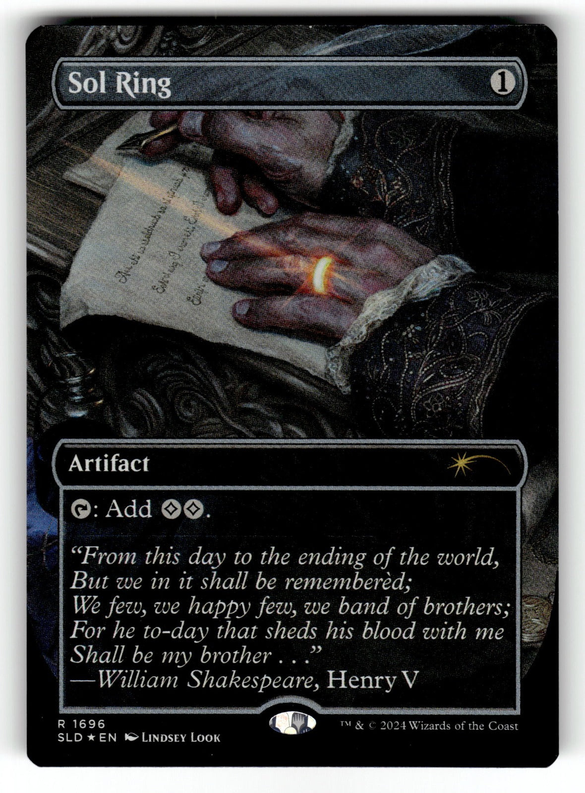Sol Ring – 1696 SLD: Secret Lair Drop Series R Foil NM