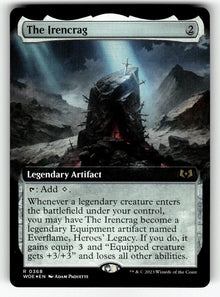 The Irencrag Extended Art – 368 WOE: Wilds of Eldraine R Foil NM