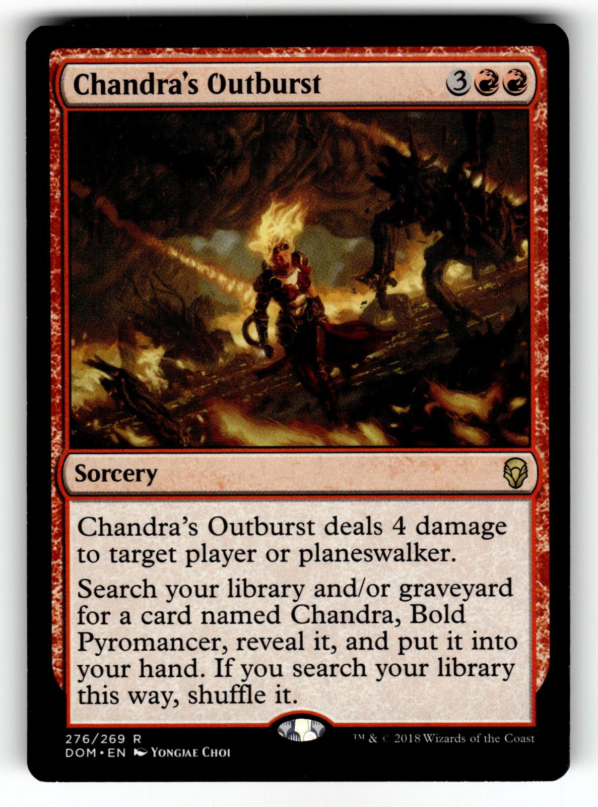 Chandra's Outburst – 276 DOM: Dominaria R LP