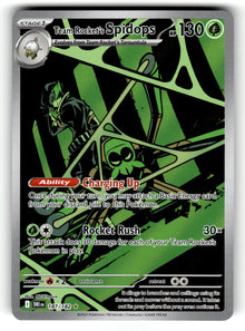 Team Rocket's Spidops – 187/182 DRI: SV10: Destined Rivals Illustration Rare Holo NM
