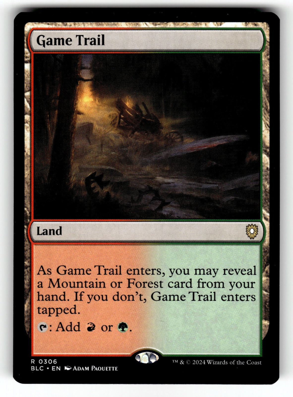 Game Trail – 306 BLC: Commander: Bloomburrow R NM