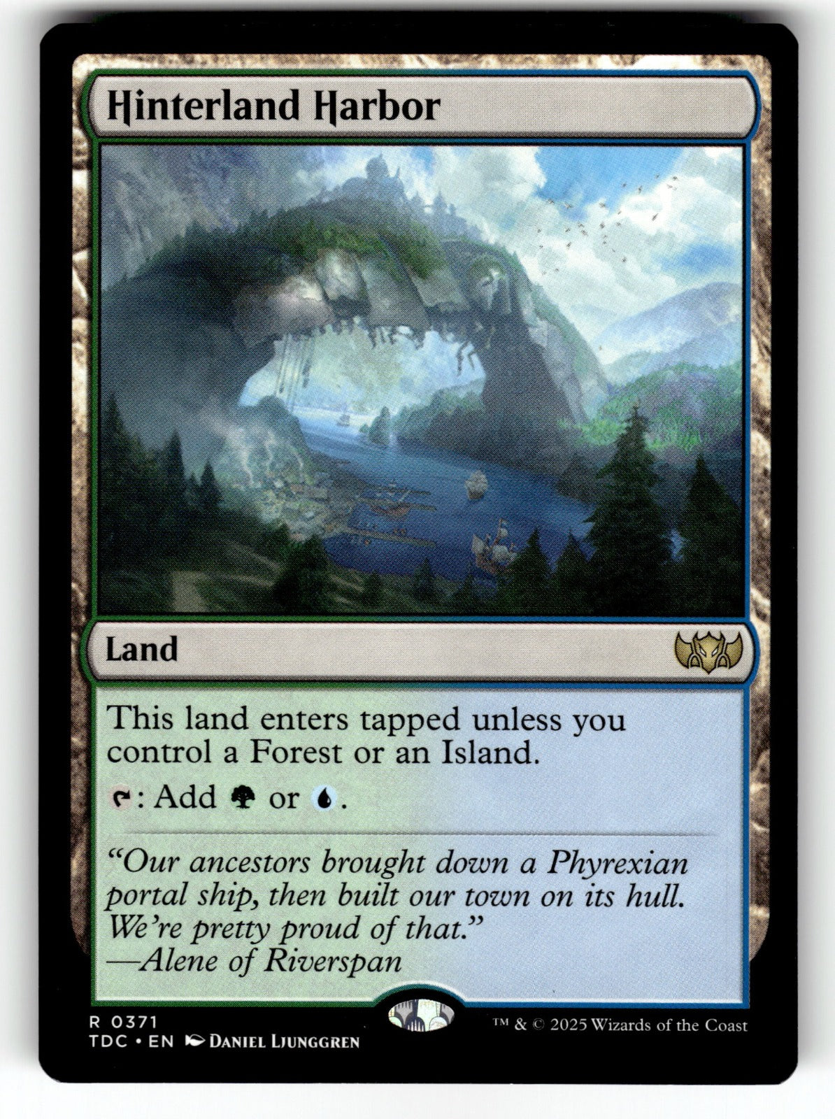 Hinterland Harbor – 371 TDC: Commander: Tarkir: Dragonstorm R NM