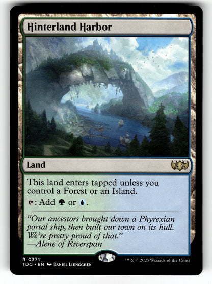Hinterland Harbor – 371 TDC: Commander: Tarkir: Dragonstorm R NM