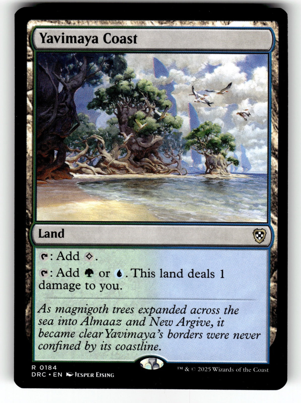 Yavimaya Coast – 184 DRC: Commander: Aetherdrift R LP
