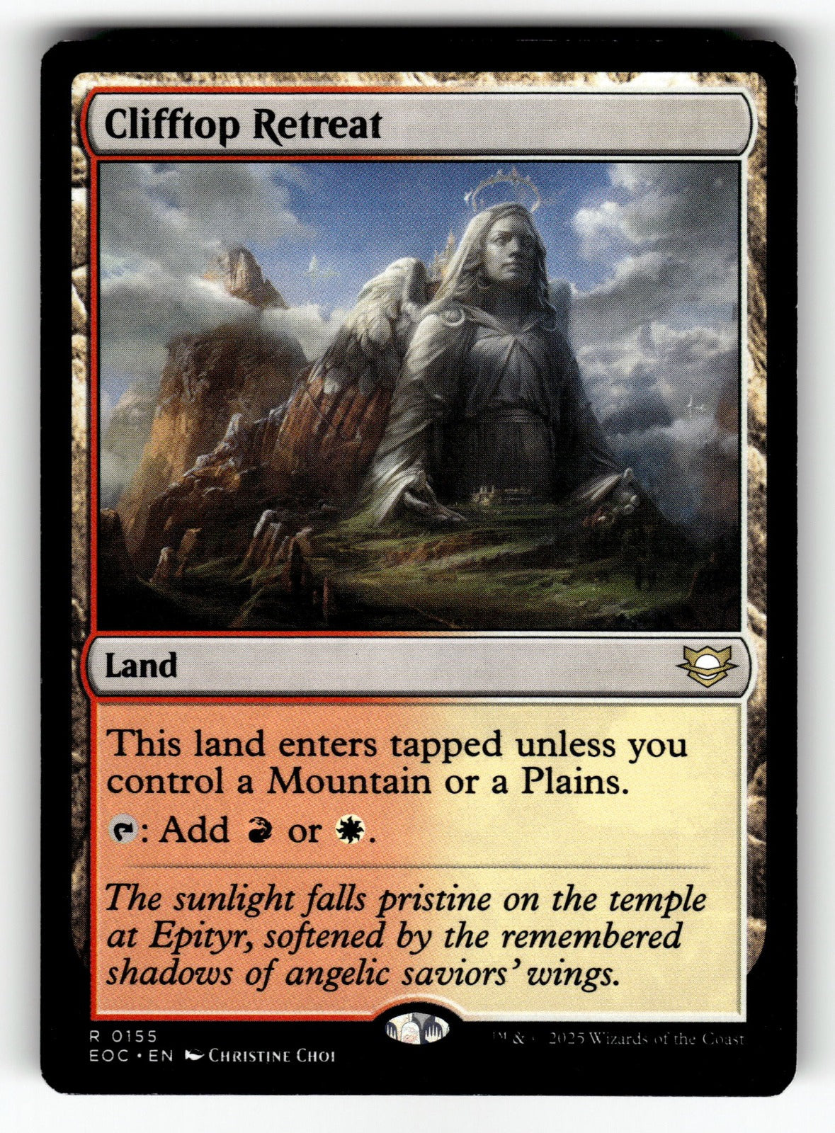 Clifftop Retreat – 155 EOC: Commander: Edge of Eternities R NM