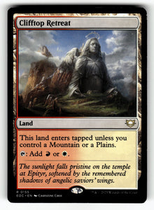 Clifftop Retreat – 155 EOC: Commander: Edge of Eternities R NM