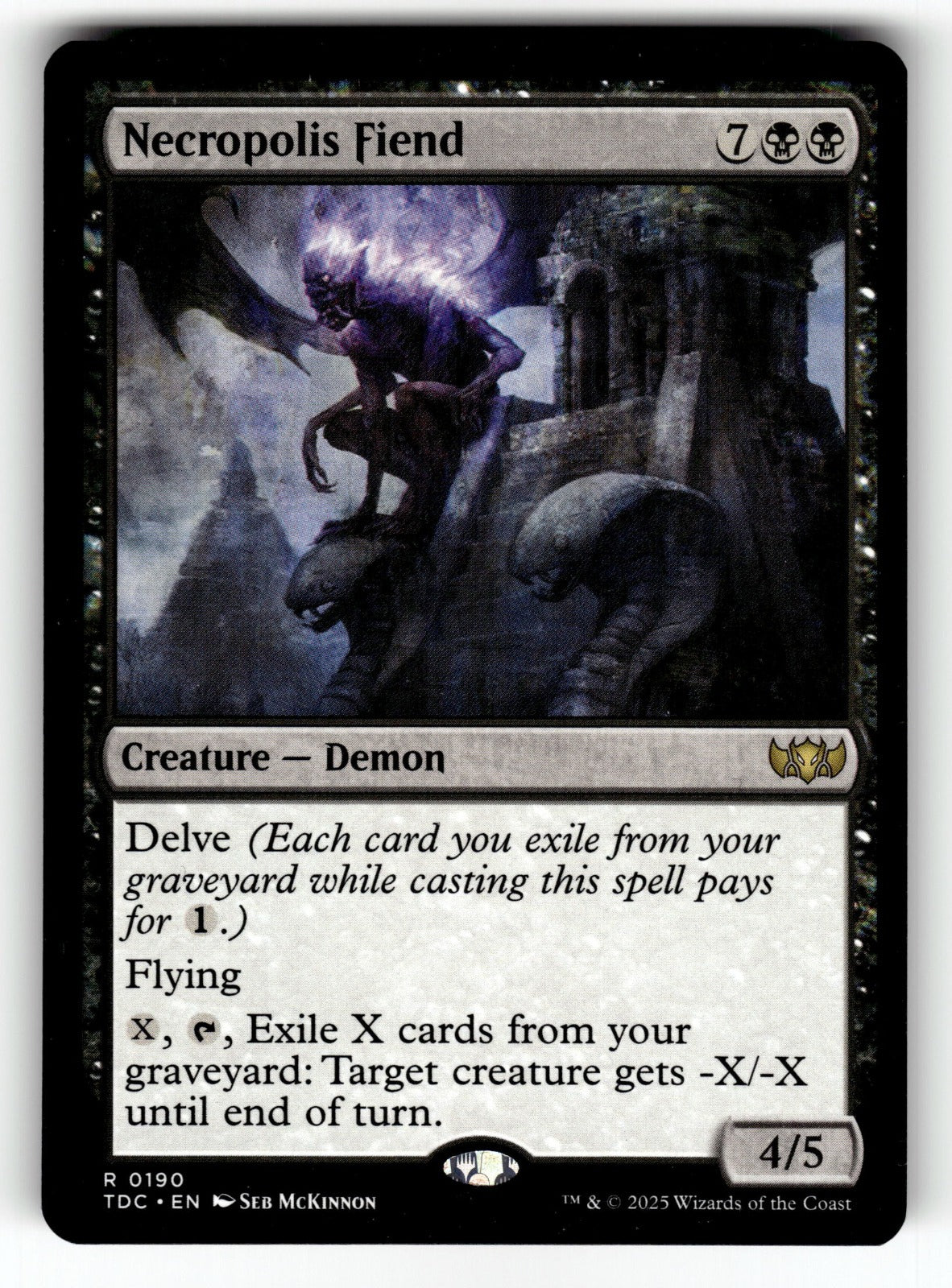 Necropolis Fiend – 190 TDC: Commander: Tarkir: Dragonstorm R NM