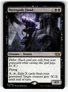 Necropolis Fiend – 190 TDC: Commander: Tarkir: Dragonstorm R NM