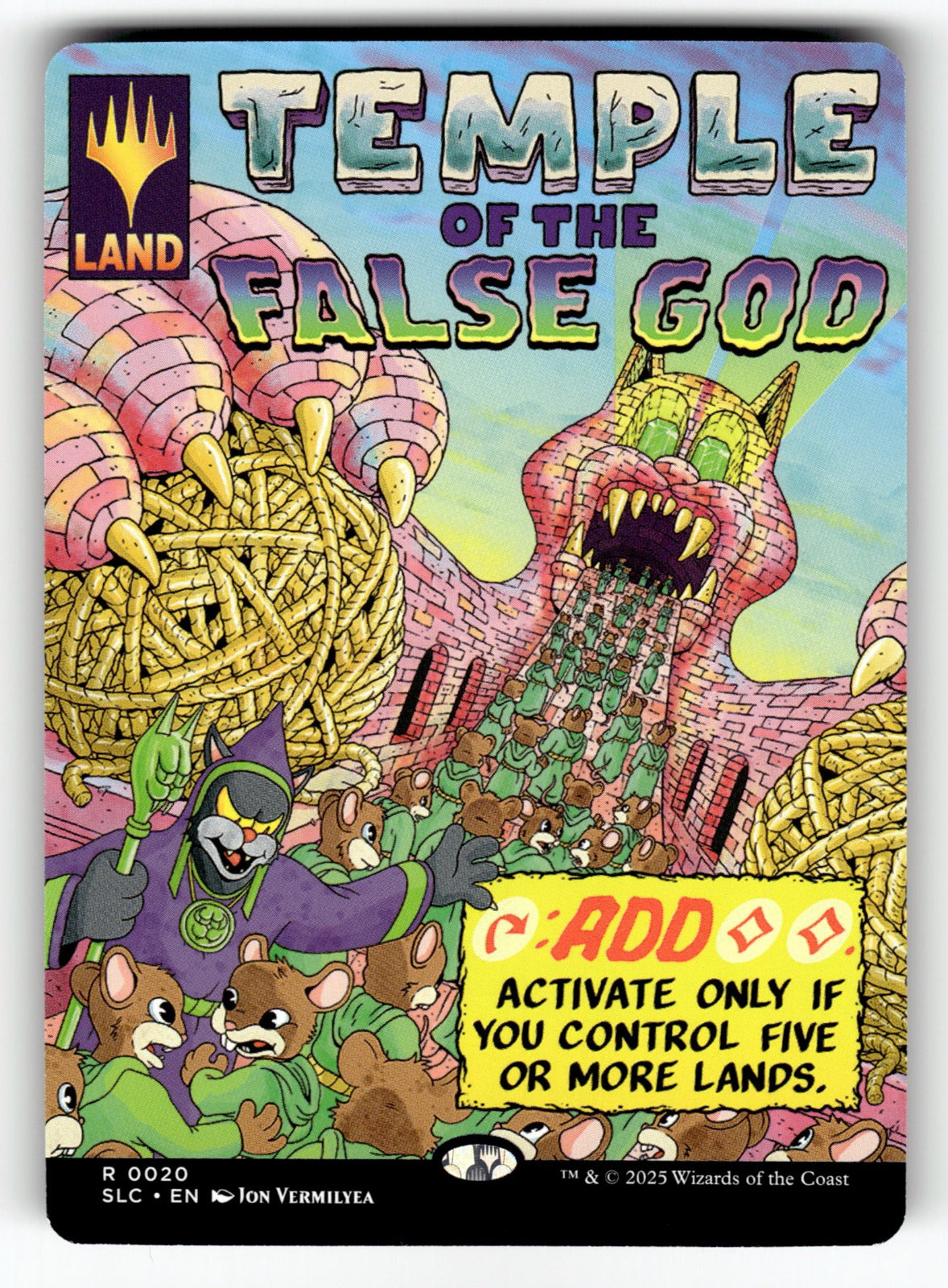 Temple of the False God – 20 SLC: Secret Lair Countdown Kit R NM