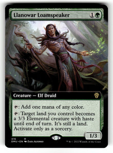 Llanowar Loamspeaker (Extended Art) – 416 DMU: Dominaria United R LP
