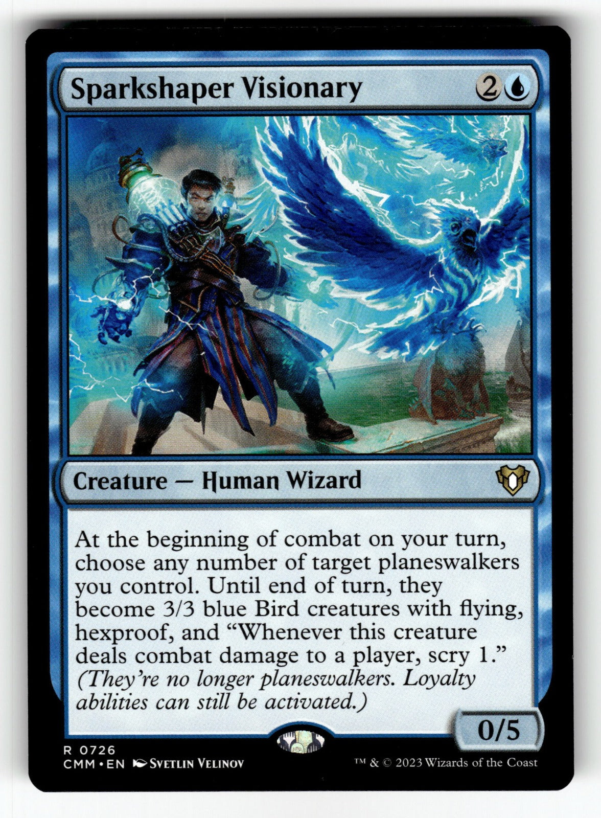 Sparkshaper Visionary – 726 CMM: Commander Masters R NM