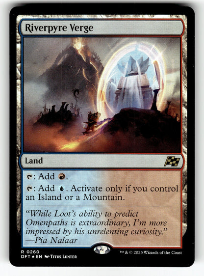 Riverpyre Verge – 260 DFT: Aetherdrift R Foil NM