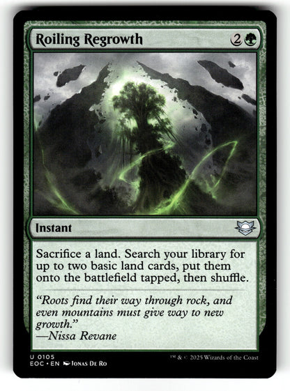 Roiling Regrowth – 105 EOC: Commander: Edge of Eternities U NM