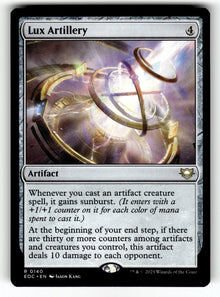 Lux Artillery – 140 EOC: Commander: Edge of Eternities R NM