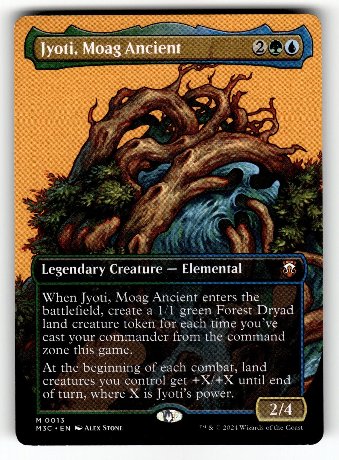 Jyoti, Moag Ancient (Borderless) – 13 M3C: Commander: Modern Horizons 3 M NM
