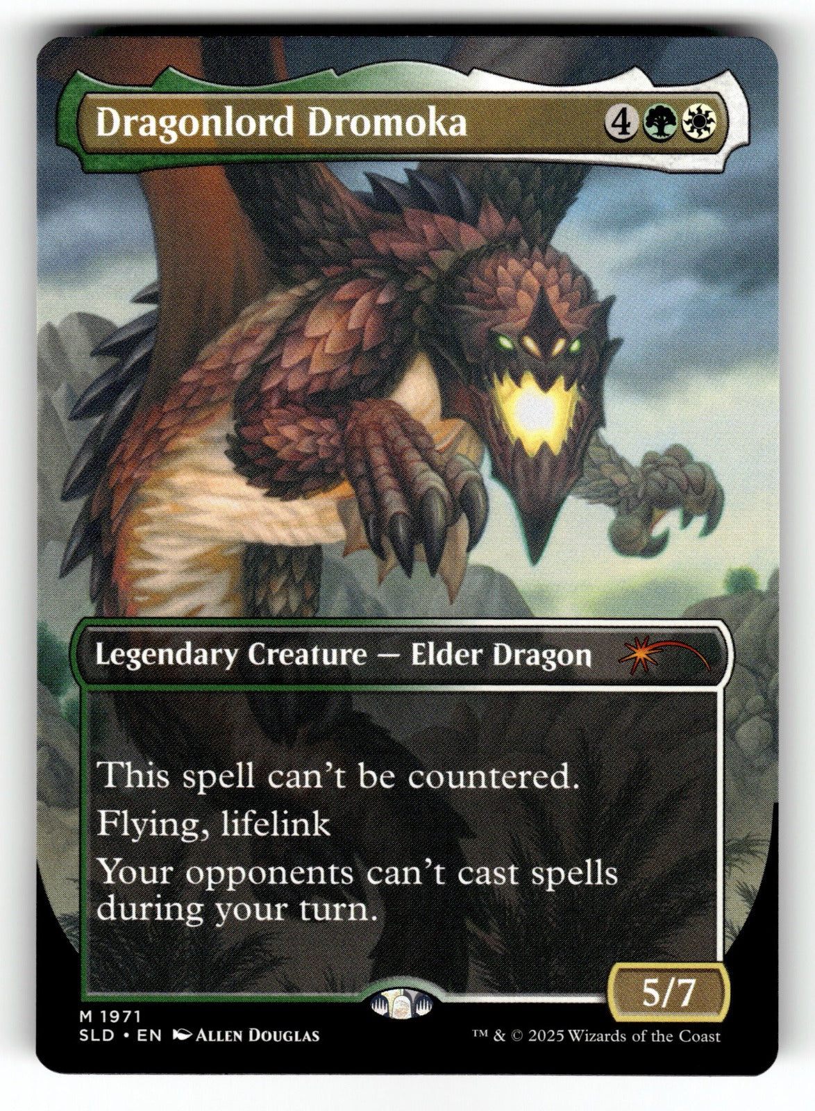 Dragonlord Dromoka – 1971 SLD: Secret Lair Drop Series M NM