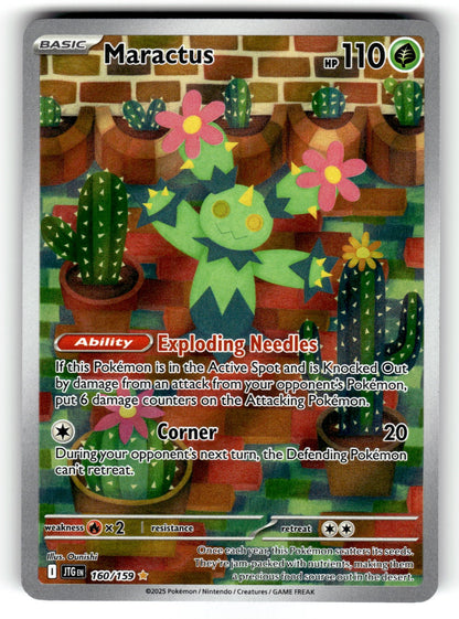 Maractus – 160/159 JTG: SV09: Journey Together Illustration Rare Holo NM