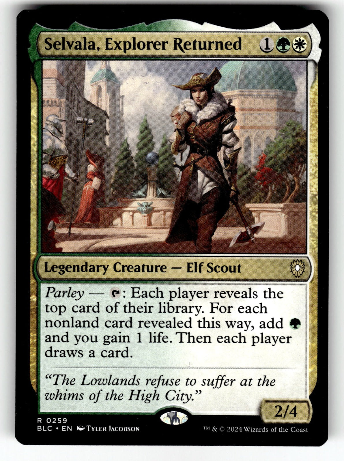 Selvala, Explorer Returned – 259 BLC: Commander: Bloomburrow R NM