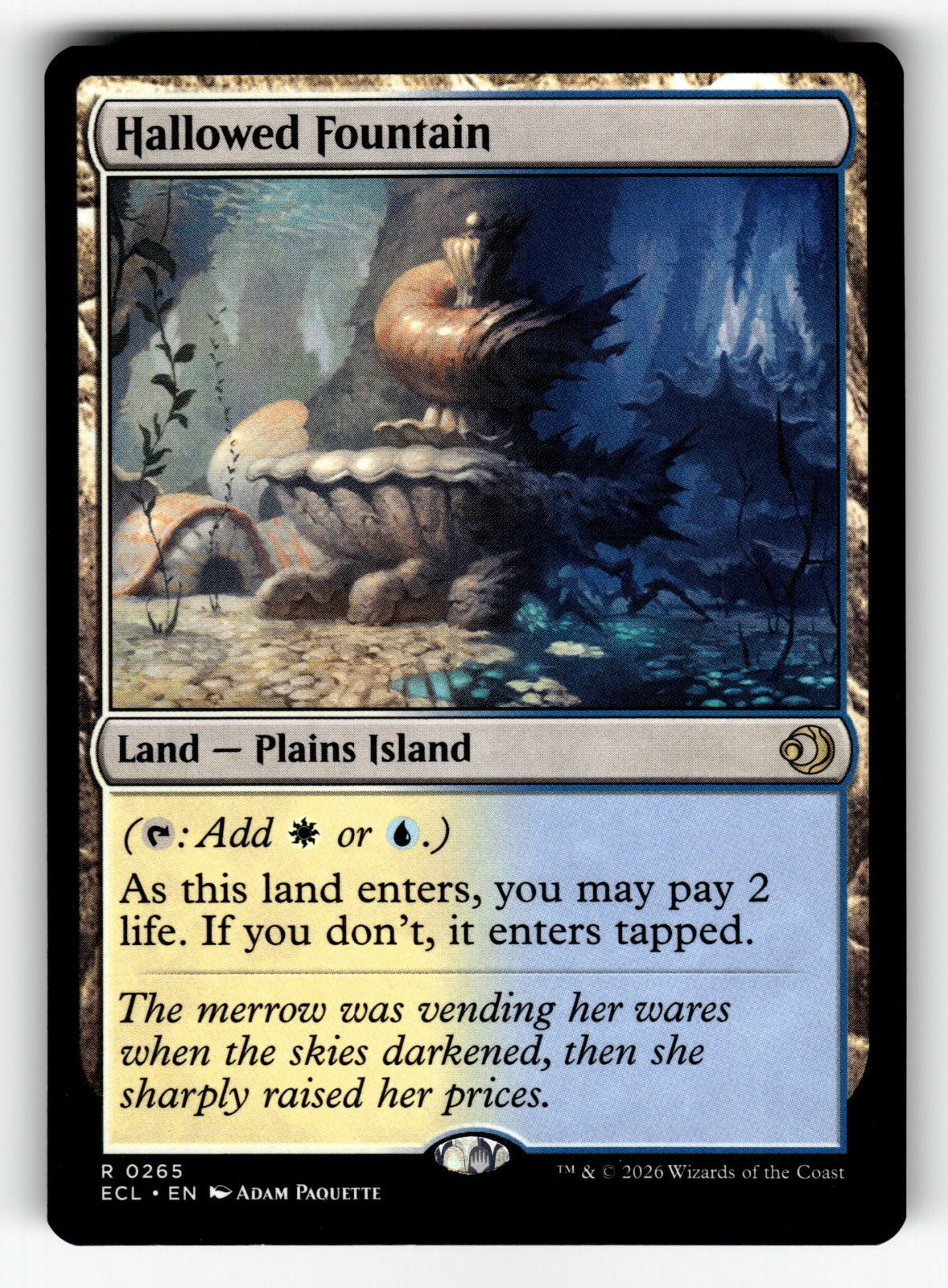 Hallowed Fountain – 265 ECL: Lorwyn Eclipsed R NM