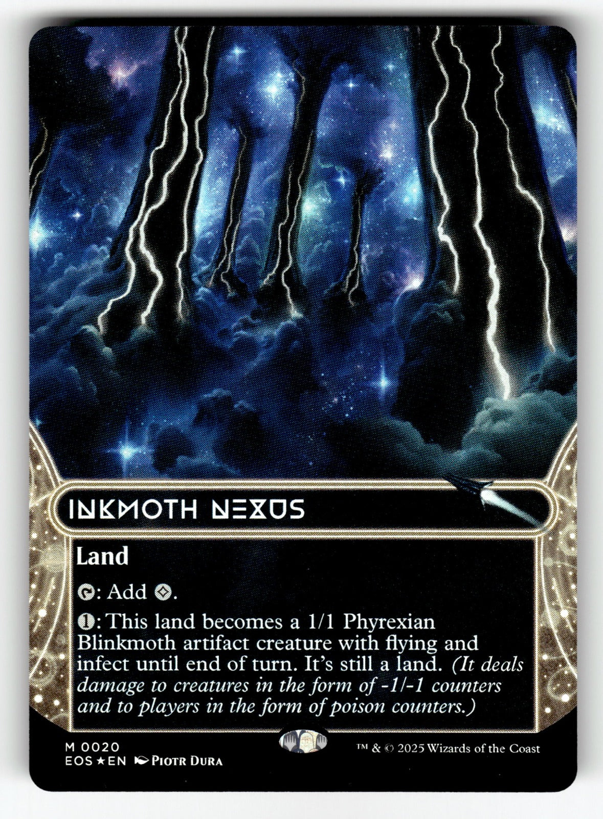 Inkmoth Nexus (Borderless) – 20 EOS: Edge of Eternities: Stellar Sights M Foil NM