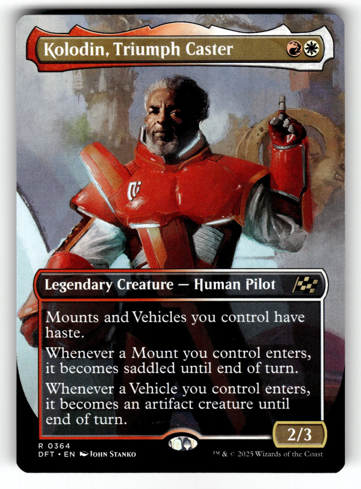 Kolodin, Triumph Caster (Borderless) – 364 DFT: Aetherdrift R NM