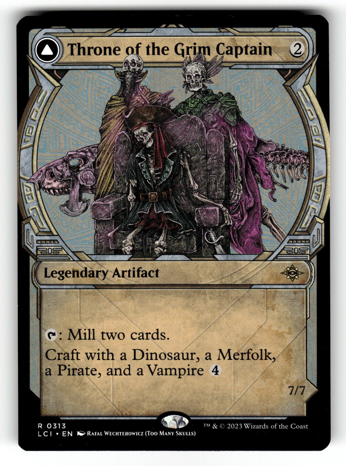 Throne of the Grim Captain (Showcase) – 313 LCI: The Lost Caverns of Ixalan R NM