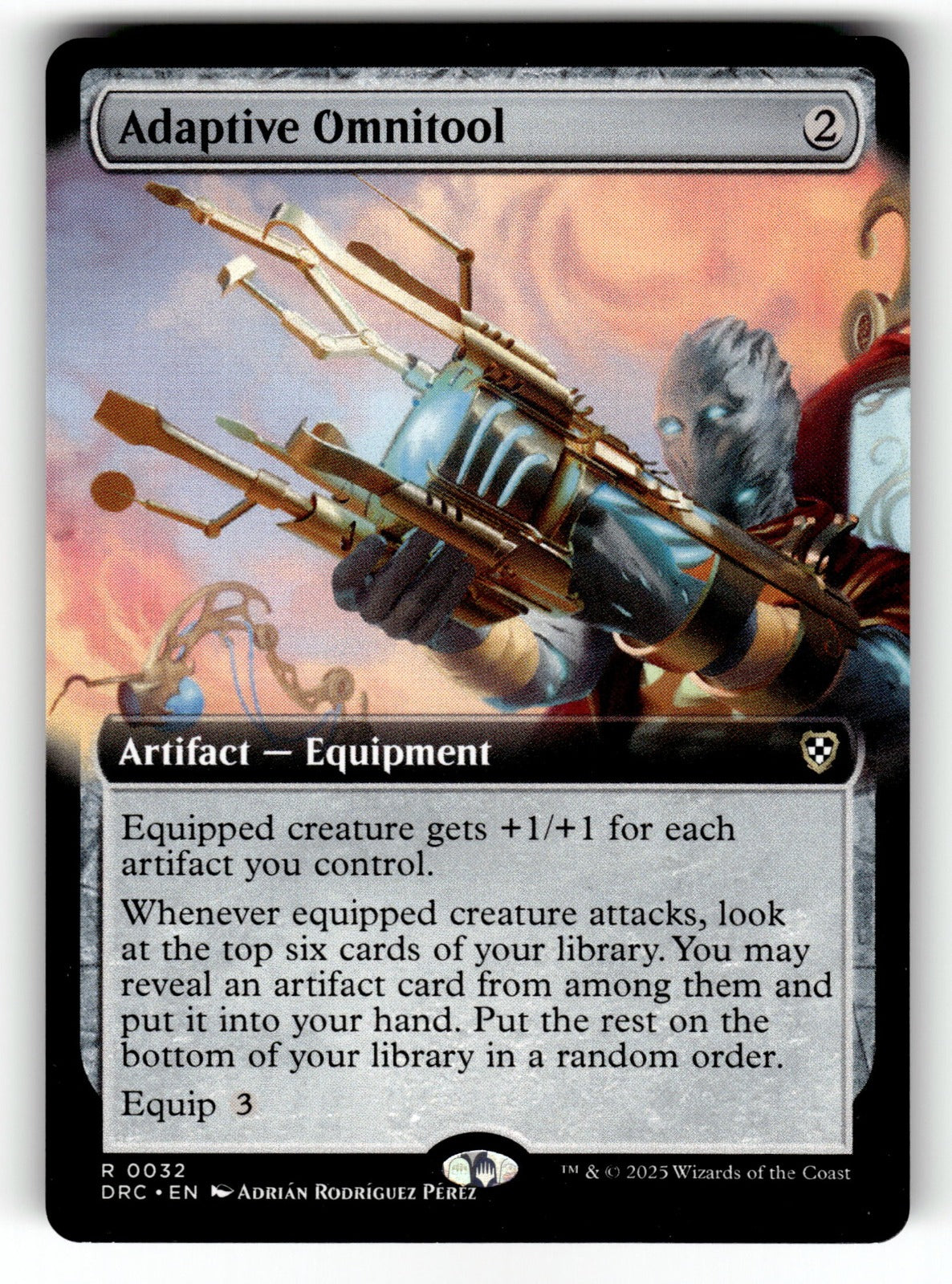 Adaptive Omnitool (Extended Art) – 32 DRC: Commander: Aetherdrift R NM