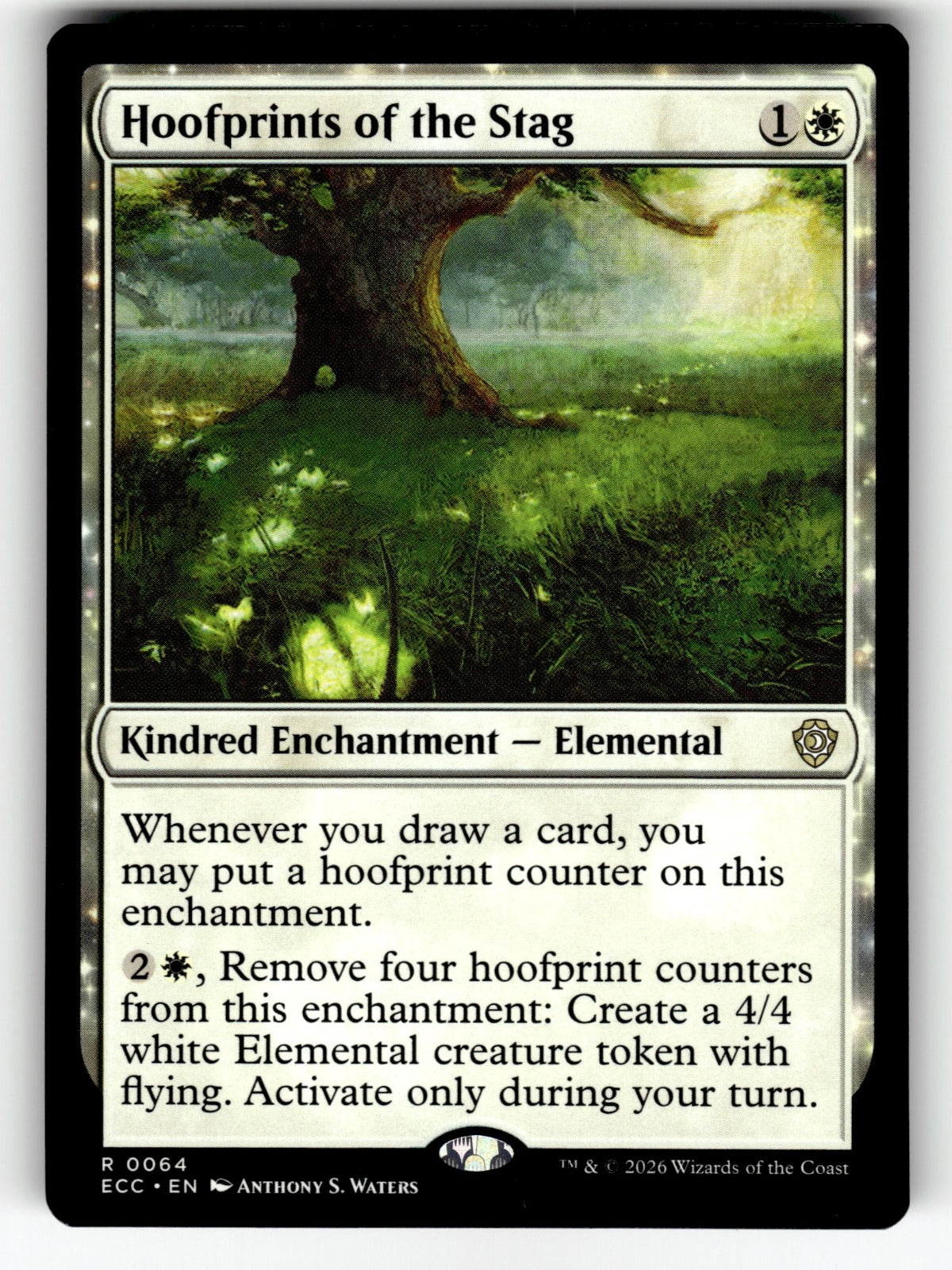 Hoofprints of the Stag – 64 ECC: Commander: Lorwyn Eclipsed R NM