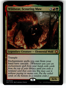 Wildsear, Scouring Maw – 8 BLC: Commander: Bloomburrow M Foil NM