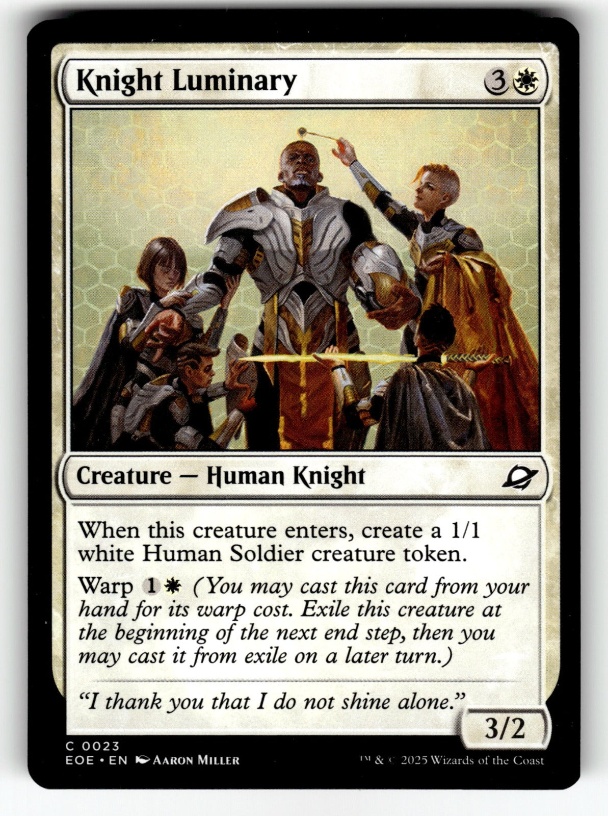 Knight Luminary – 23 EOE: Edge of Eternities C LP