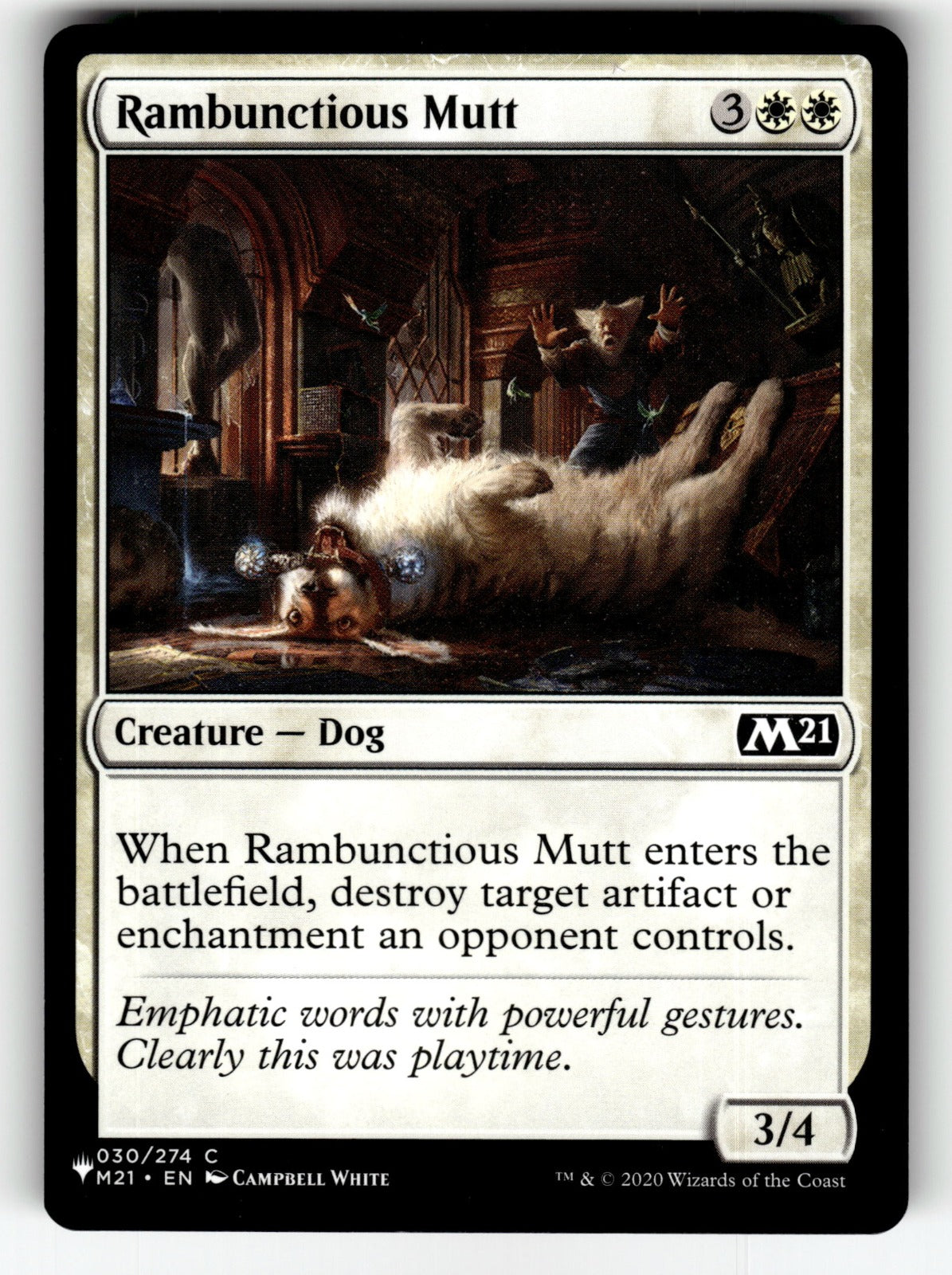 Rambunctious Mutt – 030/274 LIST: The List Reprints C NM