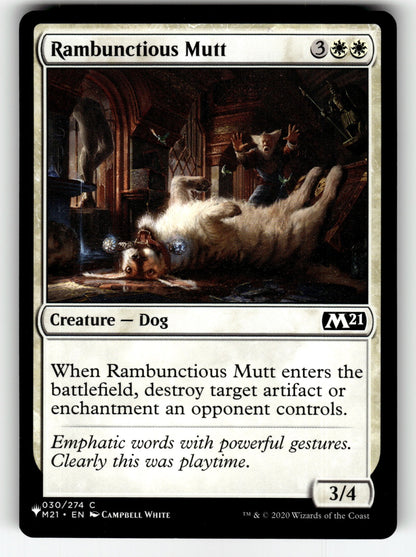 Rambunctious Mutt – 030/274 LIST: The List Reprints C NM