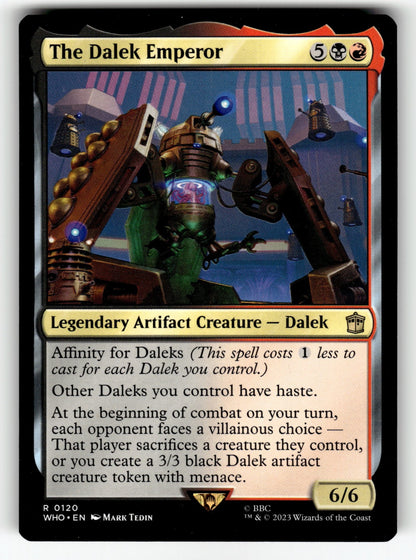 The Dalek Emperor – 120 WHO: Universes Beyond: Doctor Who R NM