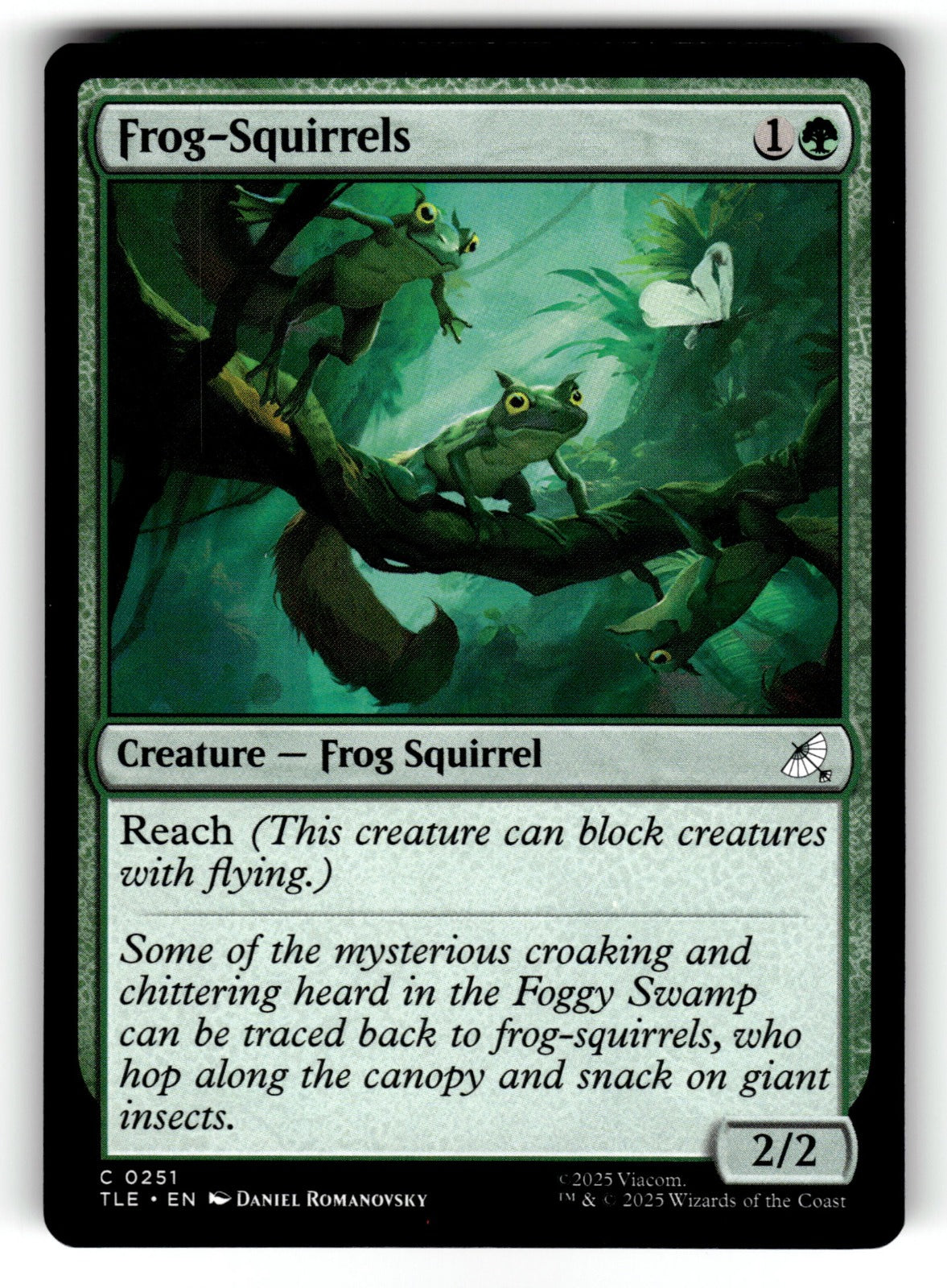 Frog-Squirrels – 251 TLE: Avatar: The Last Airbender: Eternal-Legal C NM