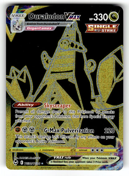 Duraludon VMAX (Secret) – TG30/TG30 SWSH12: TG: SWSH12: Silver Tempest Trainer Gallery Secret Rare Holo NM