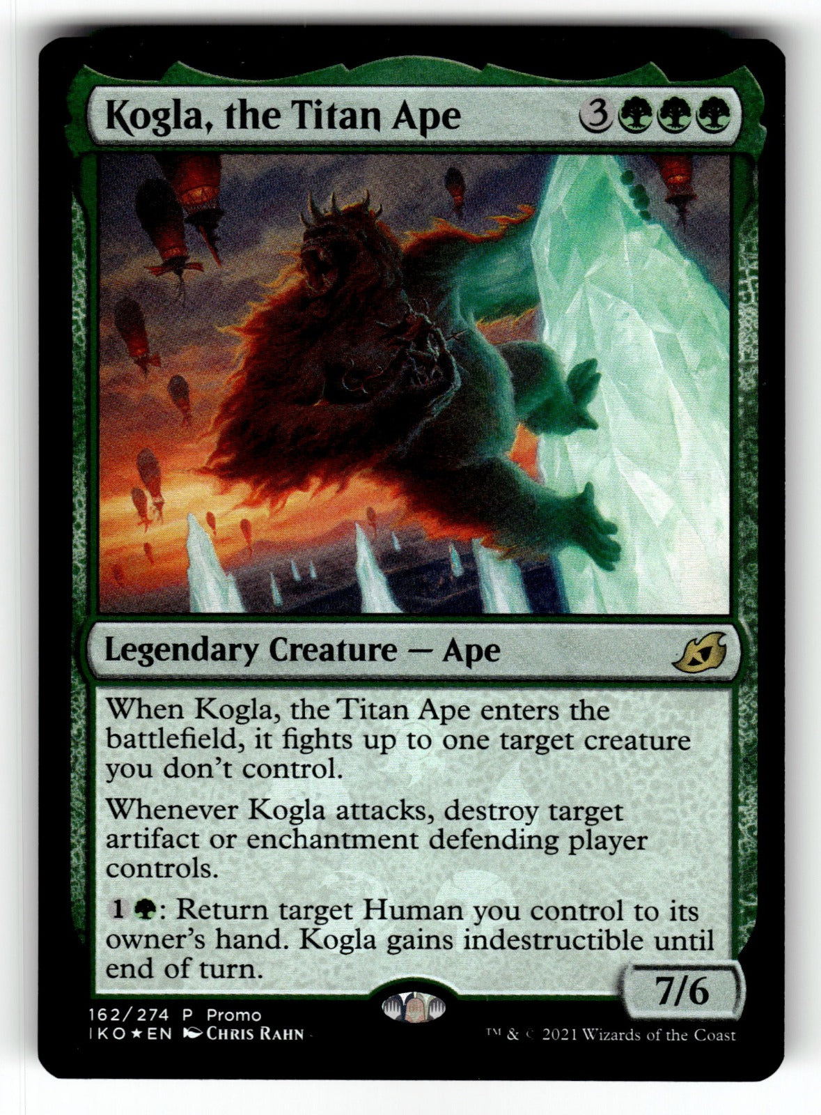 Kogla, the Titan Ape – 162 IKO: Ikoria: Lair of Behemoths R Foil LP