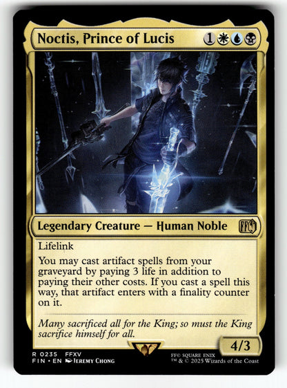 Noctis, Prince of Lucis – 235 FIN: FINAL FANTASY R LP