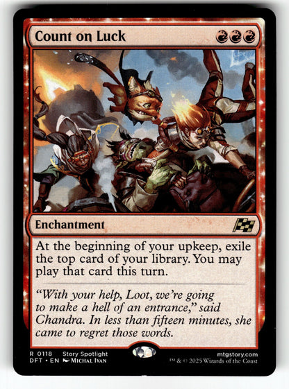 Count on Luck – 118 DFT: Aetherdrift R NM