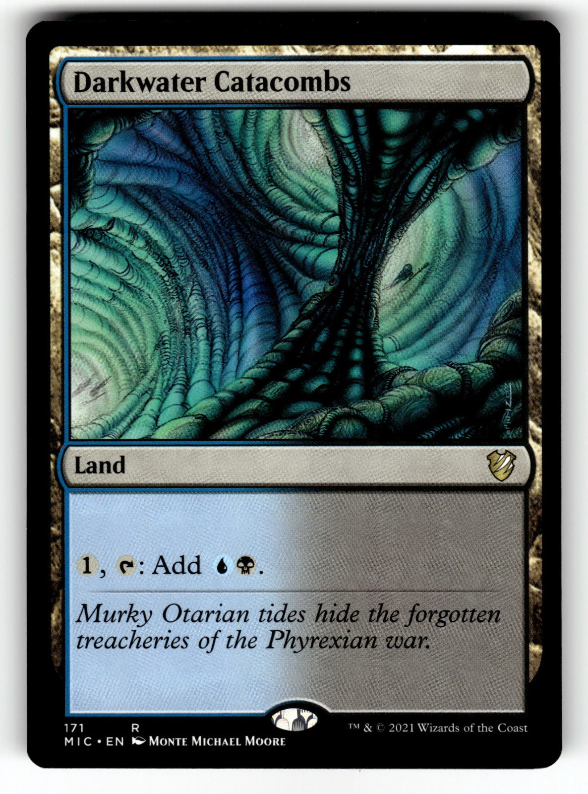 Darkwater Catacombs – 171 MIC: Commander: Innistrad: Midnight Hunt R NM