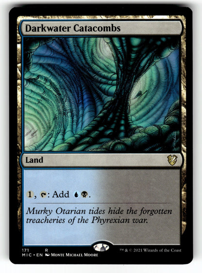 Darkwater Catacombs – 171 MIC: Commander: Innistrad: Midnight Hunt R NM