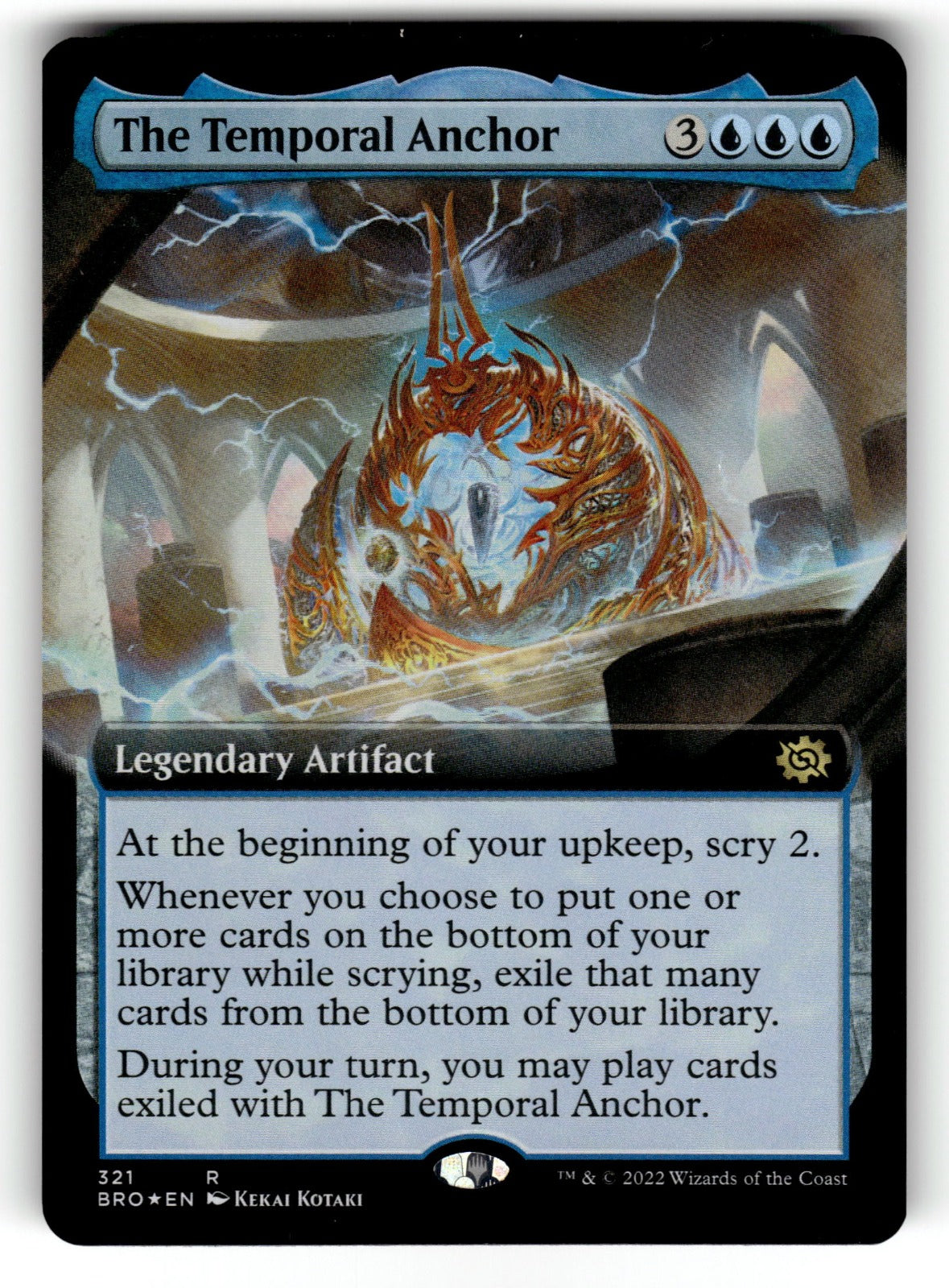 The Temporal Anchor (Extended Art) – 321 BRO: The Brothers' War R Foil LP