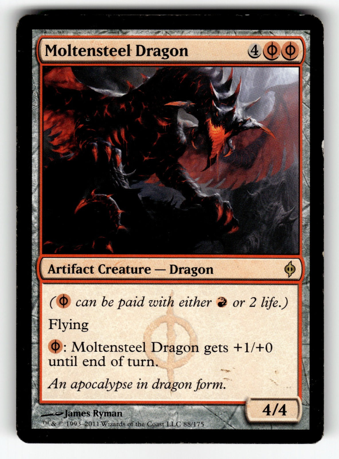 Moltensteel Dragon – 88 NPH: New Phyrexia R LP