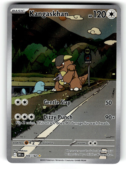 Kangaskhan – 204/182 DRI: SV10: Destined Rivals Illustration Rare HoloNM