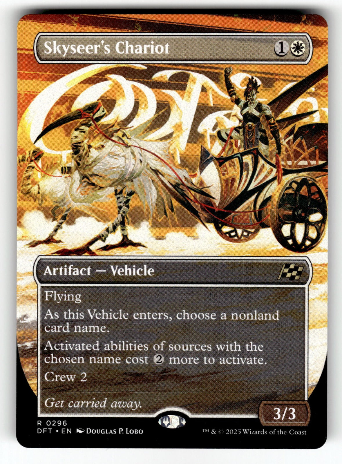 Skyseer's Chariot (Borderless) – 296 DFT: Aetherdrift R NM